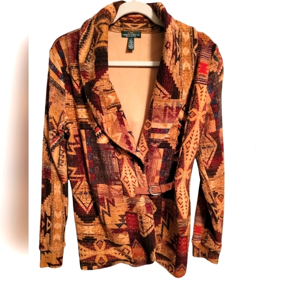 Lauren Ralph Lauren Jackets & Blazers - Ralph Lauren Country Equestrian Aztec Patterned Jacket